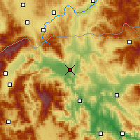 Nearby Forecast Locations - Escópia - Mapa