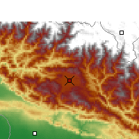 Nearby Forecast Locations - Catmandu - Mapa