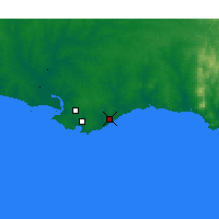 Nearby Forecast Locations - Montevidéu - Mapa