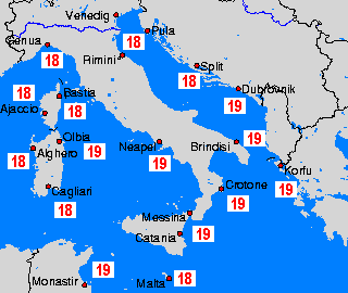 Middle Mediterranean: Seg, 20-05