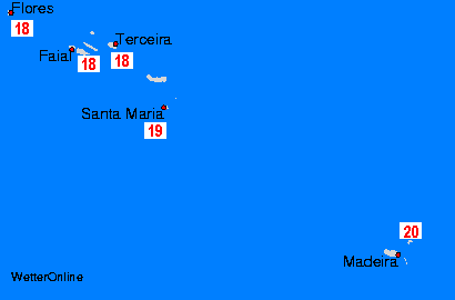 Azoren/Madeira: Seg, 20-05